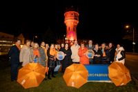 Wasserturm orange! Mit Dipl.Ing.Franz Dinhobl, Erika Buchinger und Dr.Christian Stocker
